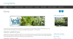 Desktop Screenshot of livingherbs.co.nz