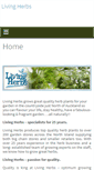 Mobile Screenshot of livingherbs.co.nz